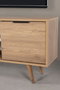 Hanah Home Sina 3621 Soporte para TV Roble Zafiro y Blanco